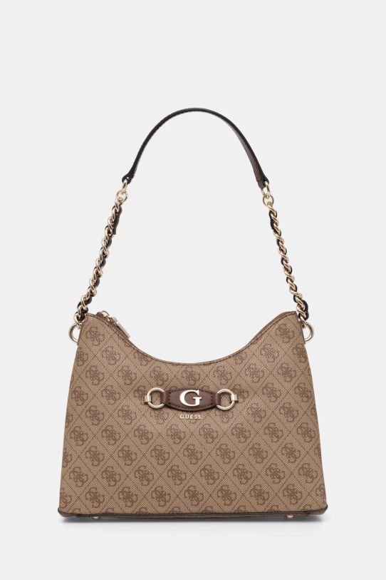 Guess torebka IZZY nie mieści A4 brązowy HWSG86.54010