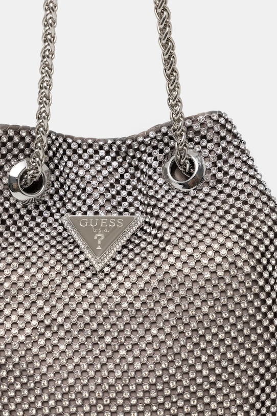 Guess poșetă ZALINA argintiu HWRY93.50750