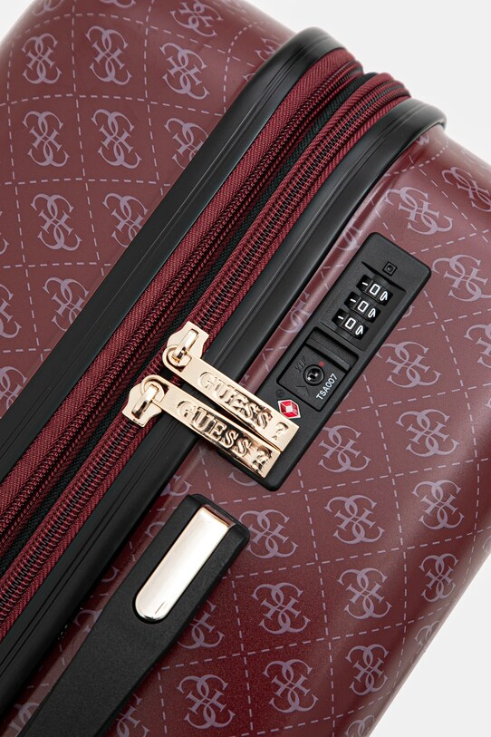 Guess valiză JESCO 64x43,5x25,5 cm burgundia TWE838.99820