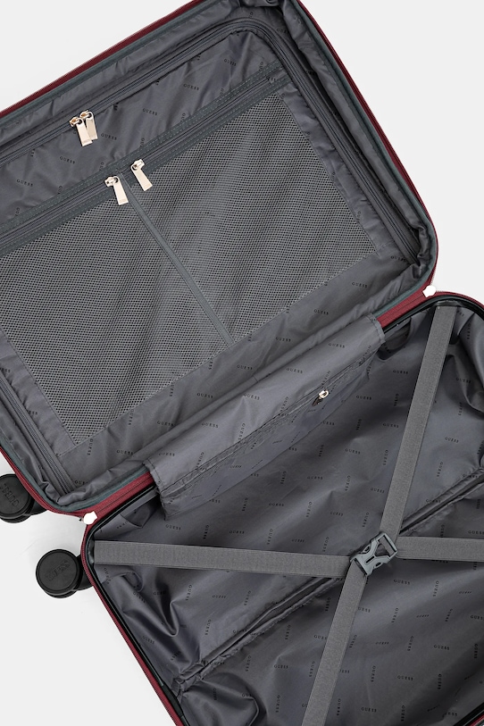 Guess valiză JESCO 64x43,5x25,5 cm TWE838.99820 burgundia