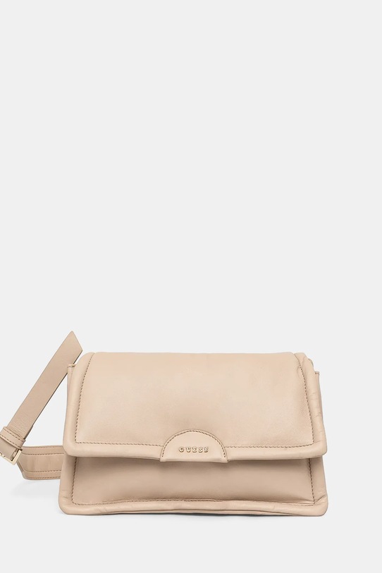 Guess torebka skórzana EVA beżowy HWSTPF.L5116