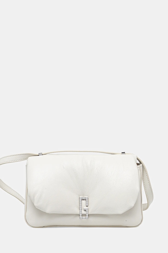 Шкіряна сумочка Guess ALIZEE лицьова шкіра бежевий HWAZAA.L5115