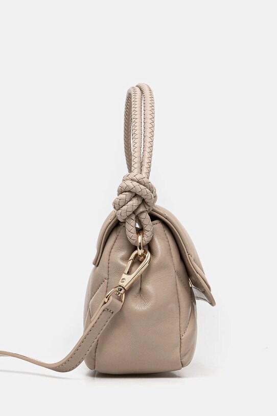 Guess torebka skórzana CORINNE HWCRNN.L5116 beżowy SS25
