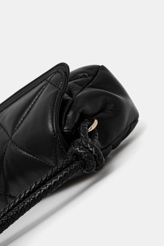 Kožená kabelka Guess CORINNE černá HWCRNN.L5116