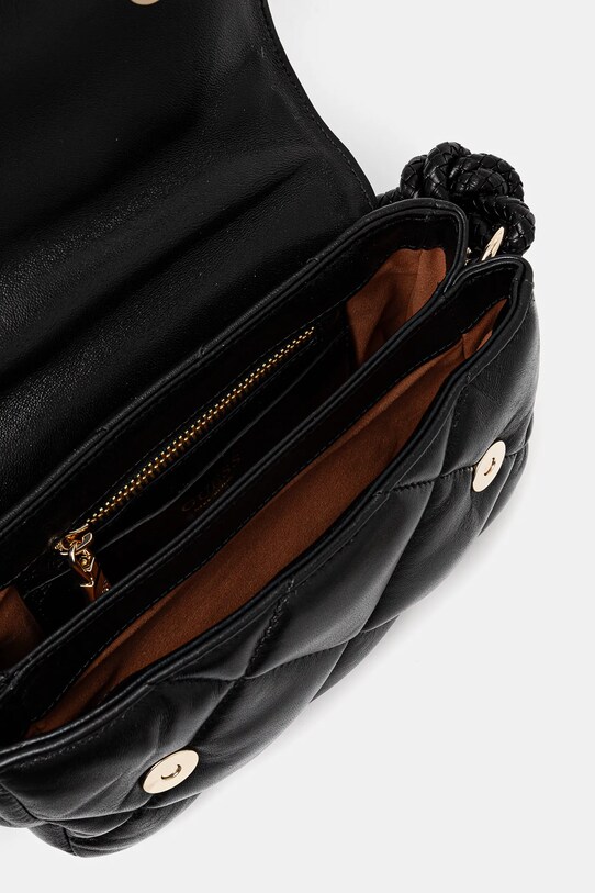 Guess poseta de piele CORINNE HWCRNN.L5116 negru