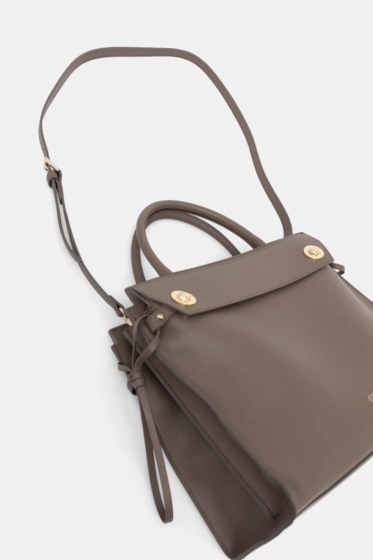 Kožená kabelka Guess BIANCA hnedá HWBIAA.L5117