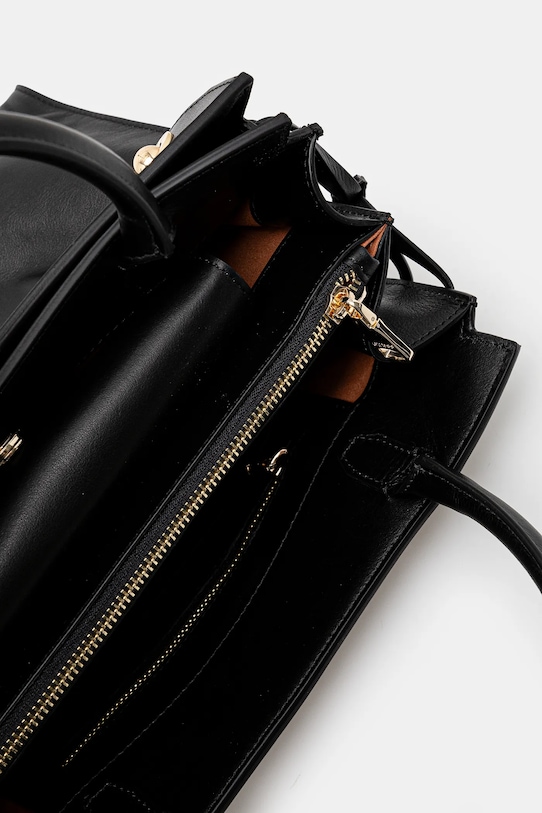 Guess torebka skórzana BIANCA HWBIAA.L5117 czarny