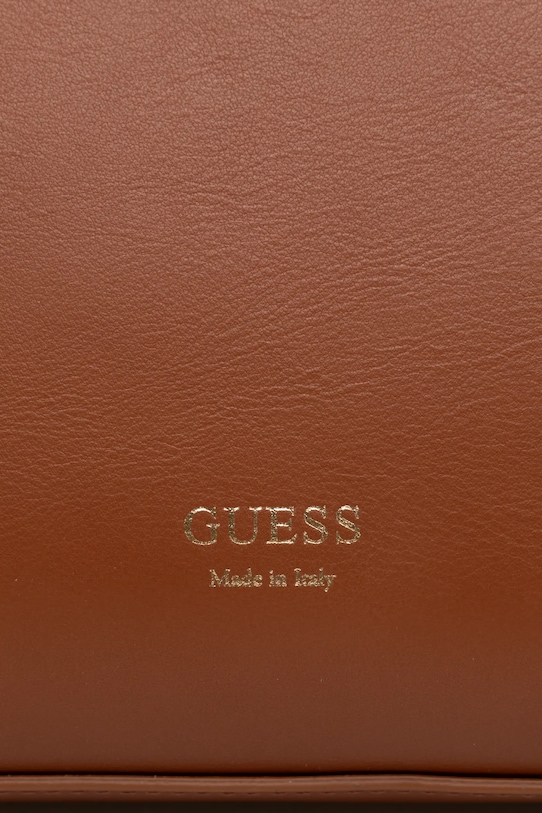 Kožená kabelka Guess FLORENCE HWFLNC.L5103 hnědá