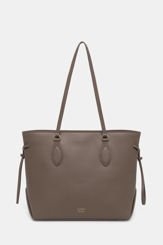 Шкіряна сумочка Guess FLORENCE лицьова шкіра бежевий HWFLNC.L5165
