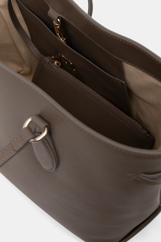 Шкіряна сумочка Guess FLORENCE HWFLNC.L5165 бежевий