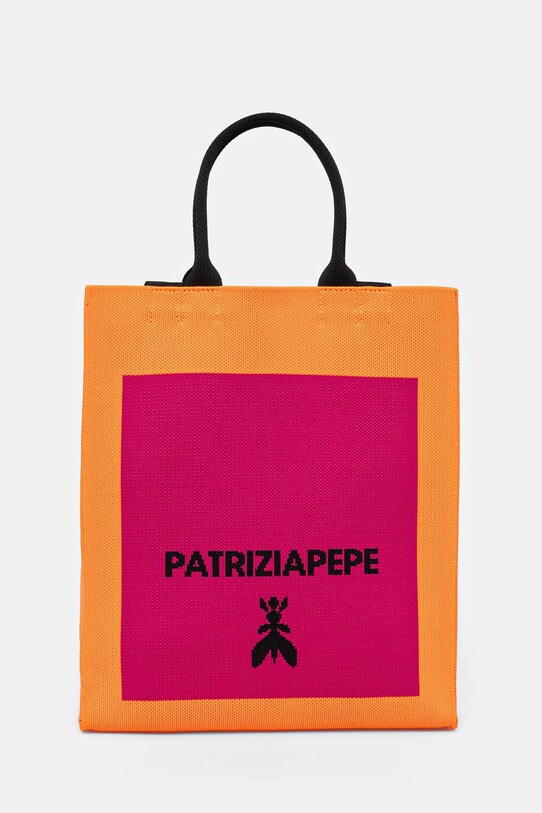 Kabelka Patrizia Pepe potlač oranžová 2B0121.K264