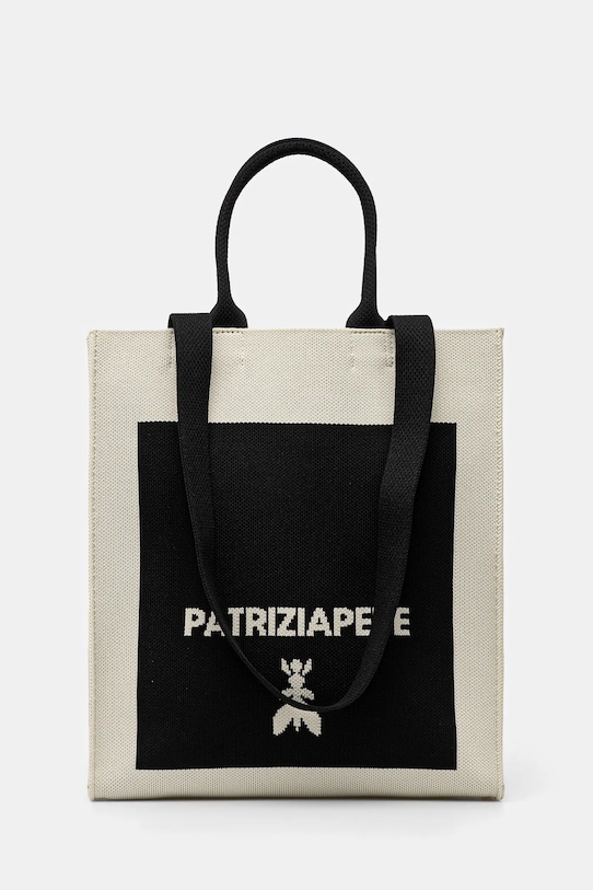 Τσάντα Patrizia Pepe υφασμάτινο μαύρο 2B0121.K264