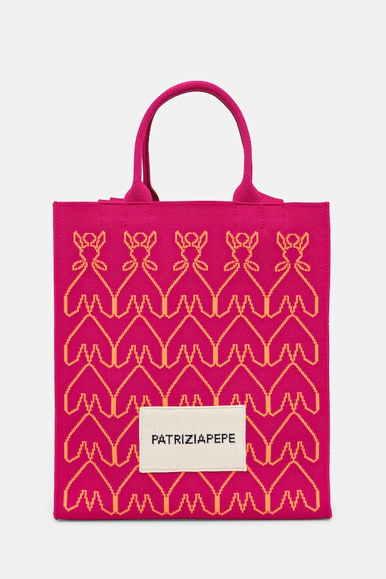 Kabelka Patrizia Pepe vzorovaný růžová 2B0123.K264