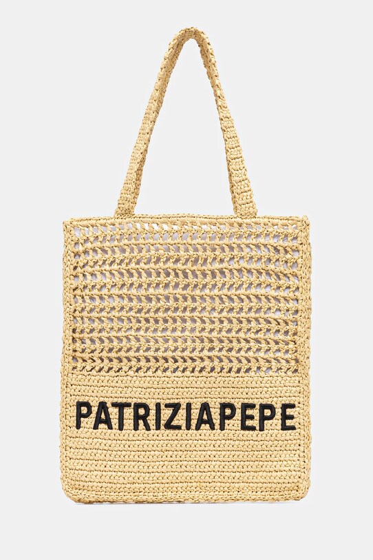 Torbica Patrizia Pepe Ustreza A4 bež 2B0124.V039