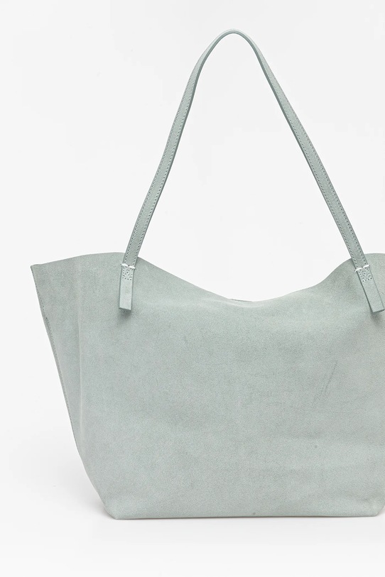 Аксесуари Двостороння шкіряна сумочка Patrizia Pepe 2B0130.L153 бірюзовий