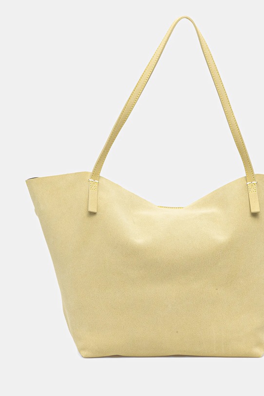 Аксессуары Двусторонняя кожаная сумка Patrizia Pepe 2B0130.L153 зелёный