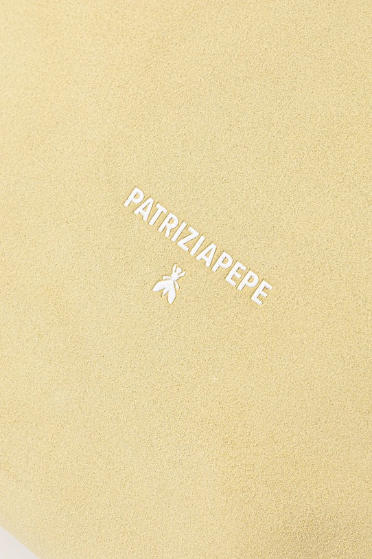 Двусторонняя кожаная сумка Patrizia Pepe зелёный 2B0130.L153