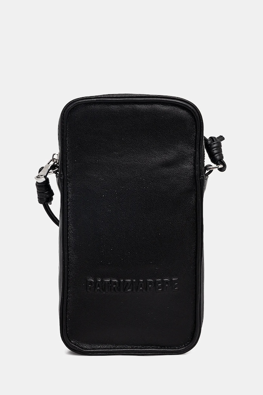 Patrizia Pepe pochette in pelle pelle fiore nero 2Q0008.L113