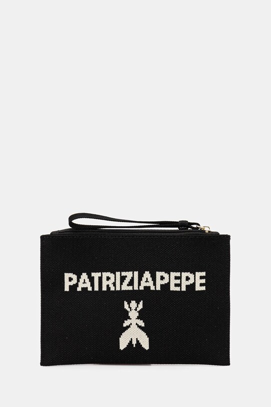 Patrizia Pepe saszetka nie mieści A4 czarny 2Q0023.K264