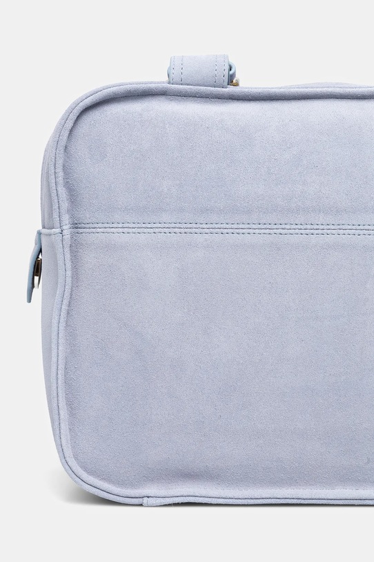 Accesorii Patrizia Pepe geanta de mana din piele intoarsa 2B0125.L152P albastru