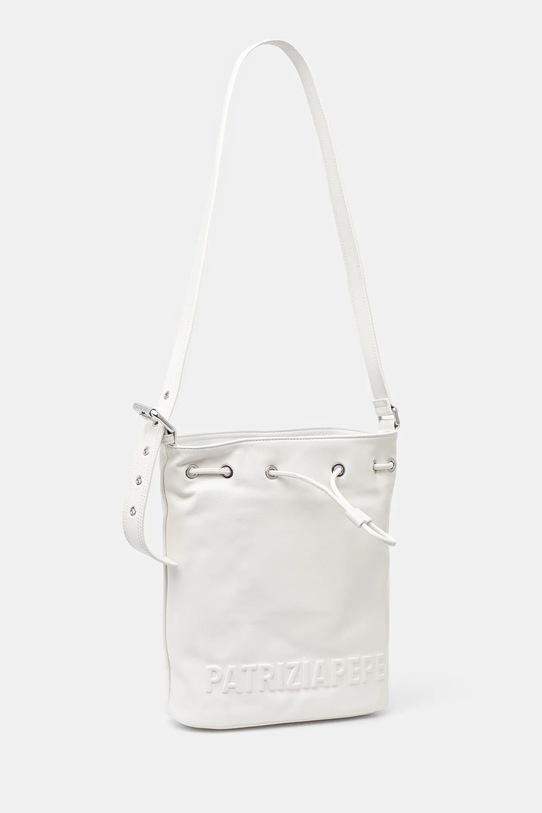 Patrizia Pepe borsa a mano in pelle 2B0129.L113 bianco SS25