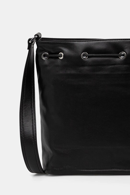 Accesorii Patrizia Pepe poseta de piele 2B0129.L113 negru