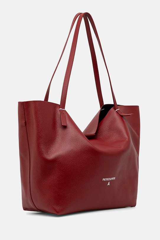 Patrizia Pepe torebka skórzana 2B0130.L148 czerwony AW25