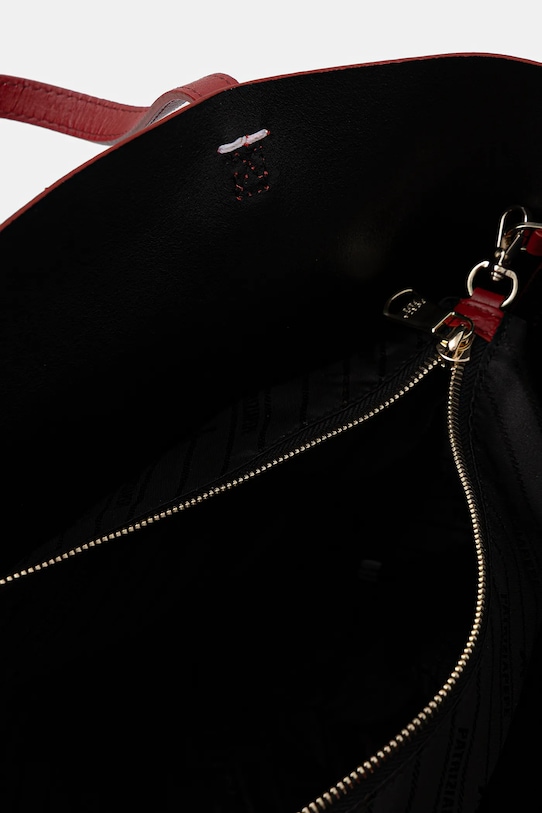 Patrizia Pepe torebka skórzana 2B0130.L148 czerwony