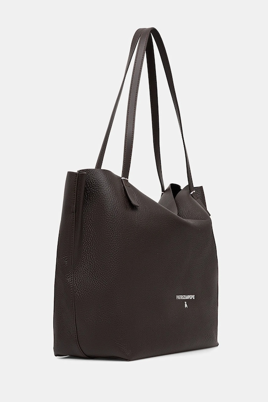 Patrizia Pepe torebka skórzana 2B0130.L148 brązowy AW25
