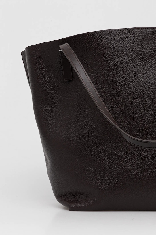 Patrizia Pepe torebka skórzana brązowy 2B0130.L148