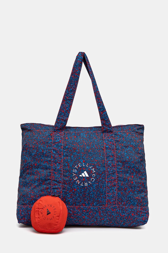 Αθλητική τσάντα adidas by Stella McCartney υφασμάτινο σκούρο μπλε JN7104