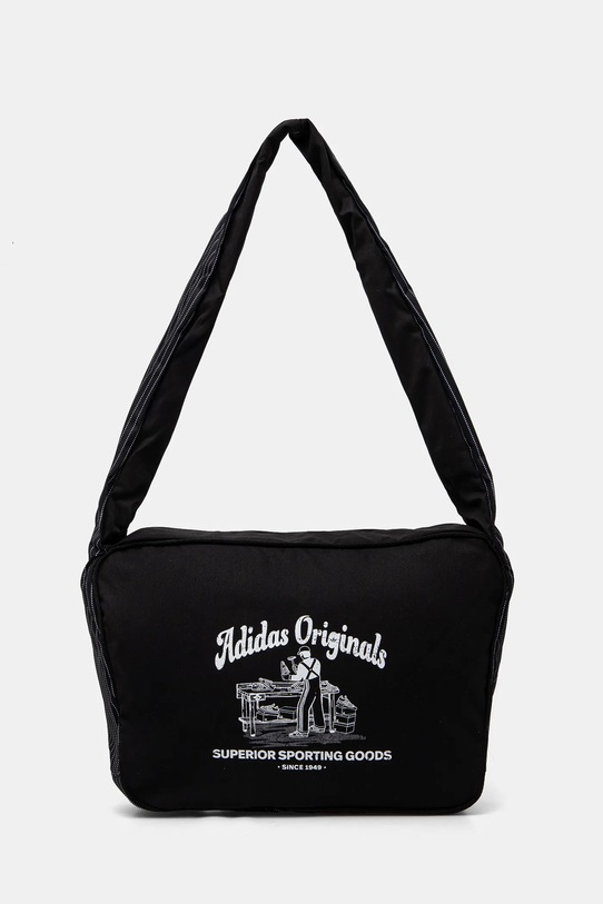 Чанта adidas Originals X-BODY L надпис черен JD5446