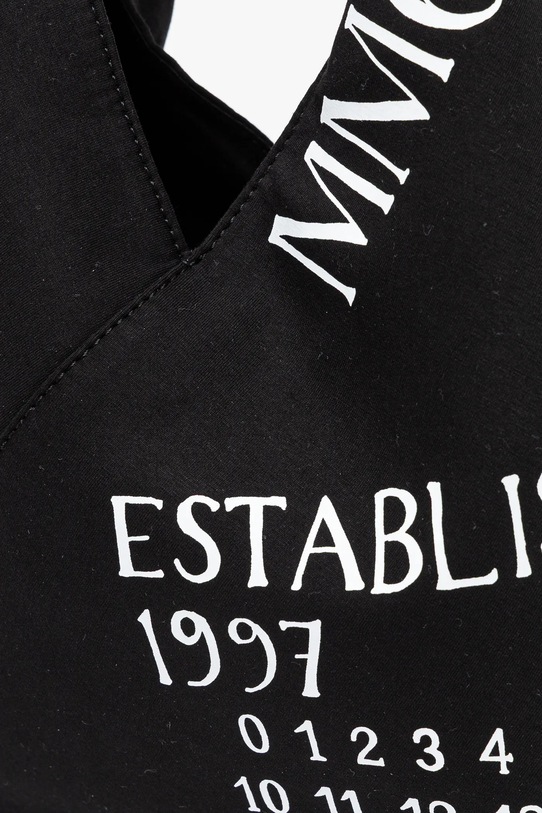 Бавовняна сумка MM6 Maison Margiela чорний S54WD0039.P7260