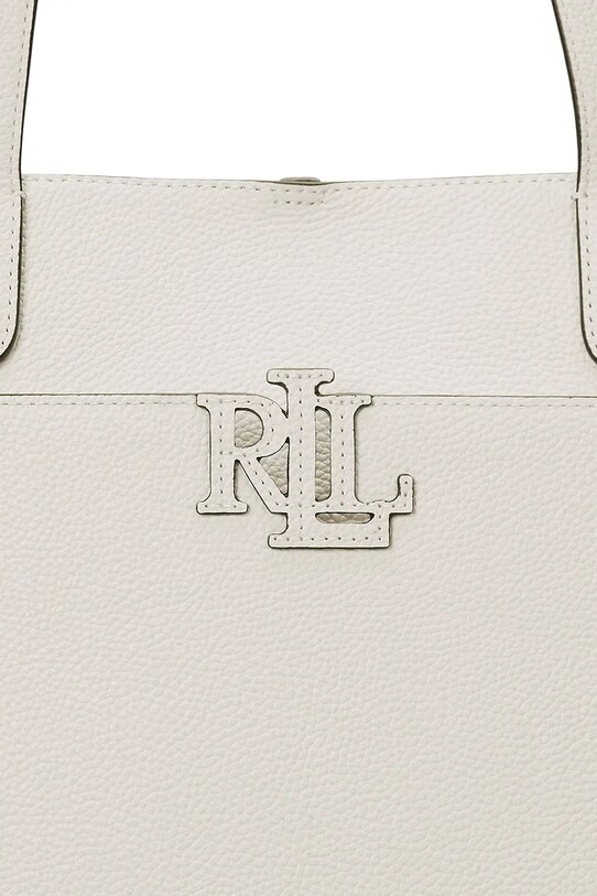 Lauren Ralph Lauren borsa a mano in pelle 431960183 bianco