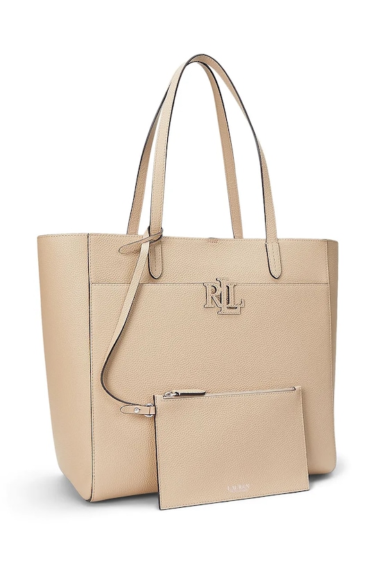 Lauren Ralph Lauren bőr táska 431960183 bézs AW25