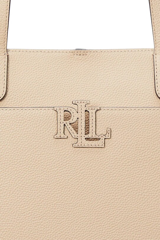 Lauren Ralph Lauren poseta de piele 431960183 bej