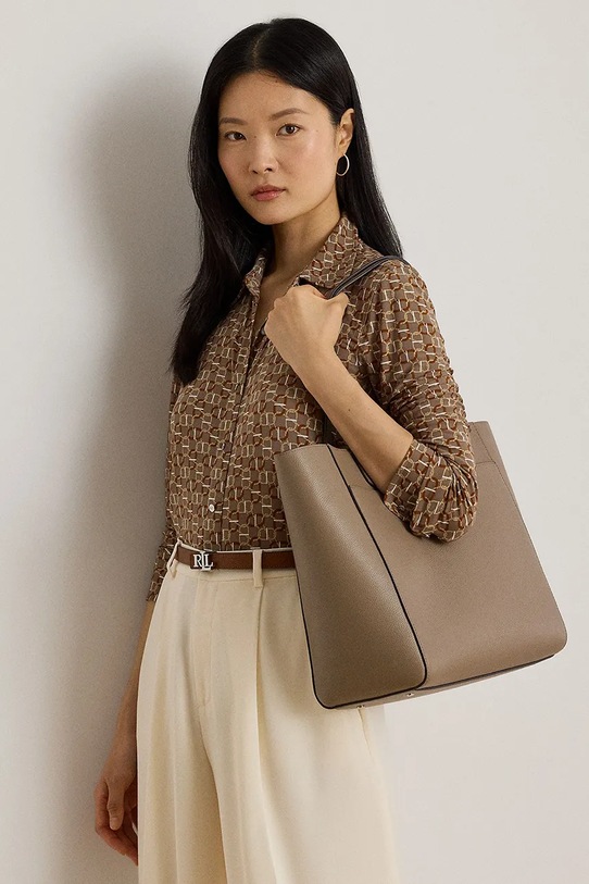 Кожаная сумочка Lauren Ralph Lauren 431960183
