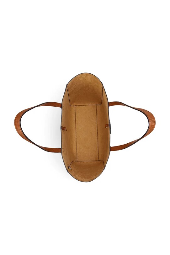 Lauren Ralph Lauren borsa a mano in pelle marrone 431960183