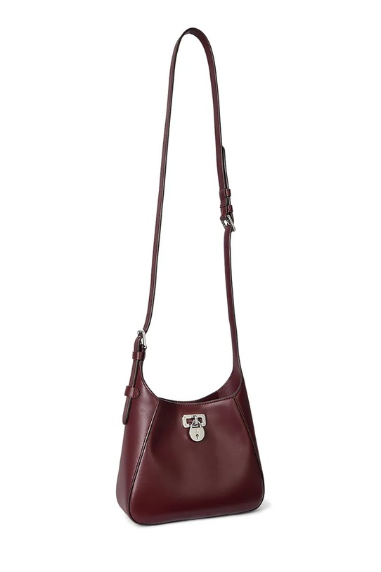 Кожаная сумочка Lauren Ralph Lauren 431966750 бордо AW25