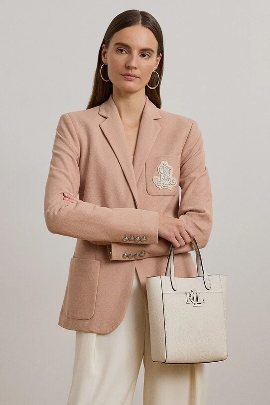 Шкіряна сумочка Lauren Ralph Lauren 431966760