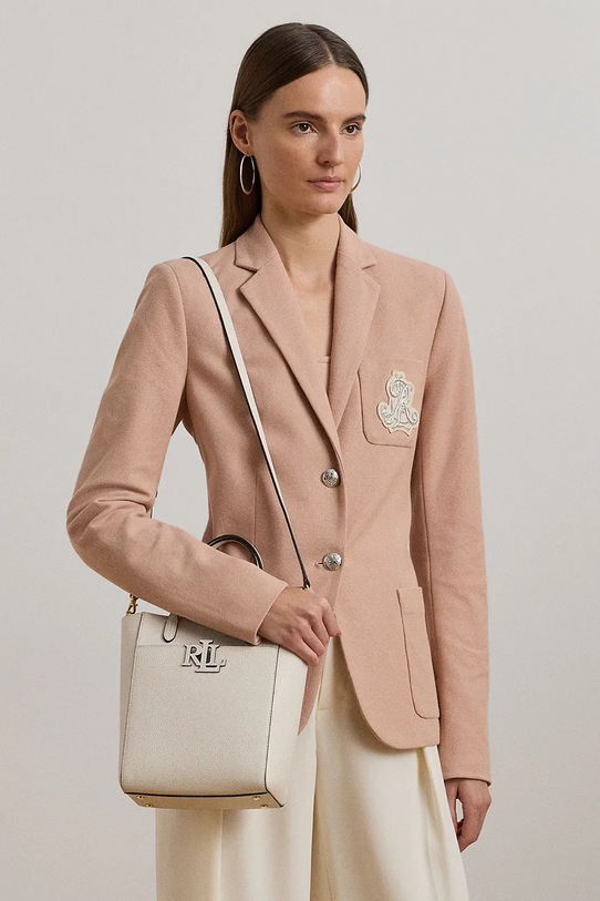 Кожаная сумочка Lauren Ralph Lauren 431966760