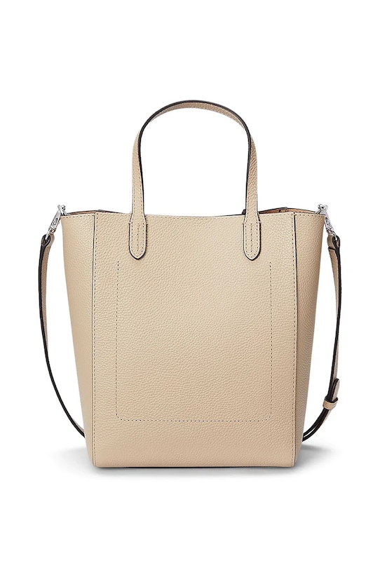 Accesorii Lauren Ralph Lauren geantă de piele 431966760 bej