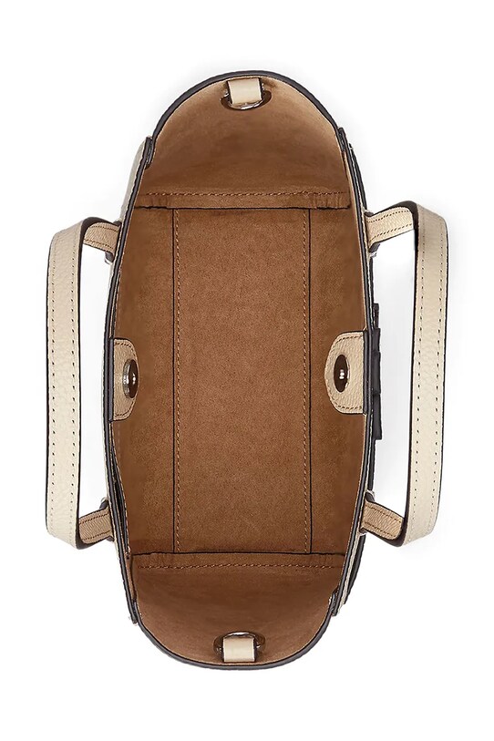 Lauren Ralph Lauren geantă de piele bej 431966760