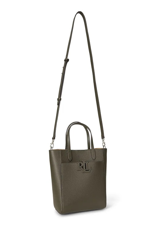 Kožená kabelka Lauren Ralph Lauren 431966760 zelená AW25