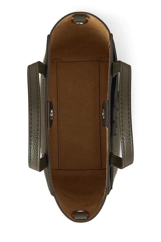 Lauren Ralph Lauren torebka skórzana zielony 431966760