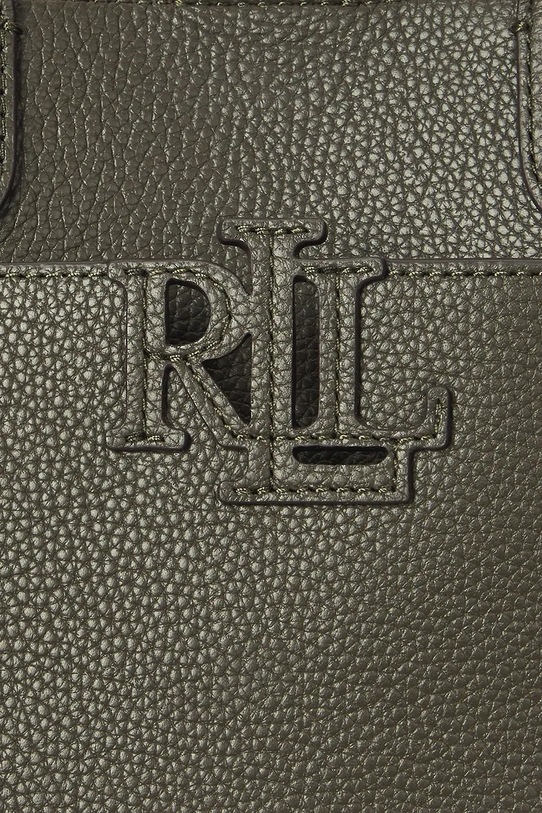 Lauren Ralph Lauren torebka skórzana 431966760 zielony