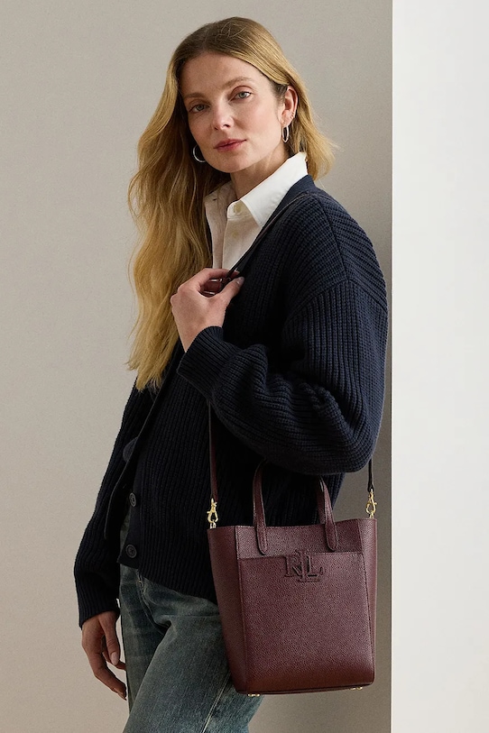 Lauren Ralph Lauren torebka skórzana 431966760