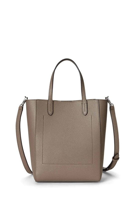 Doplnky Kožená kabelka Lauren Ralph Lauren 431966760 hnedá
