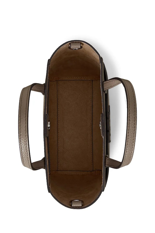 Lauren Ralph Lauren torebka skórzana brązowy 431966760