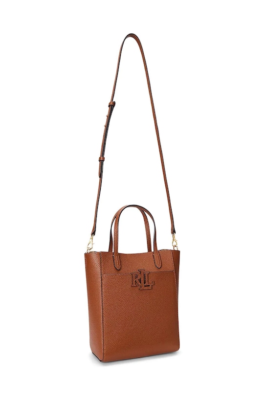 Аксессуары Кожаная сумочка Lauren Ralph Lauren 431966760 коричневый